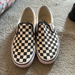 Vans Checkerboard Classic Slip On Shoe